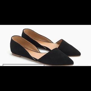 J crew black flats. Size 7.5